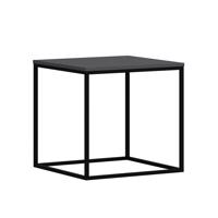 Lerakóasztal, fekete, fém kerettel - SEUL - Butopêa